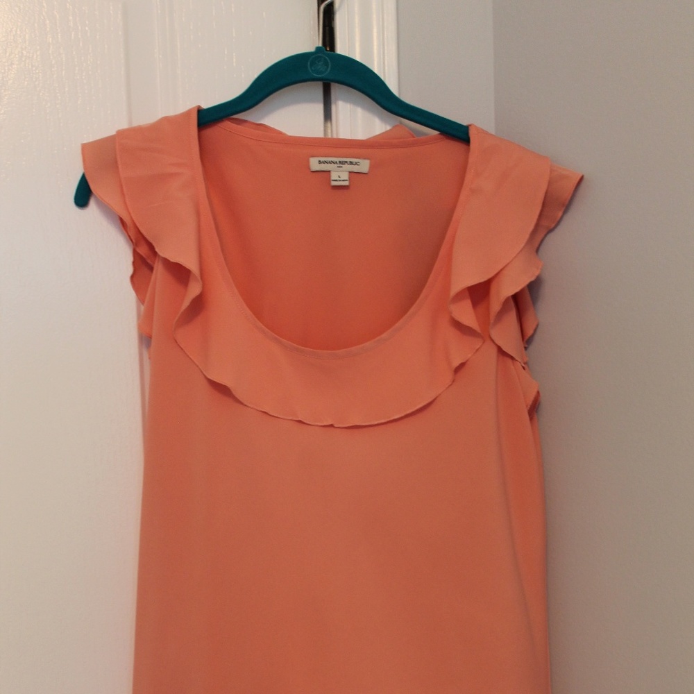 Peach blouse